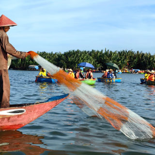 Fisherman show how to fish
