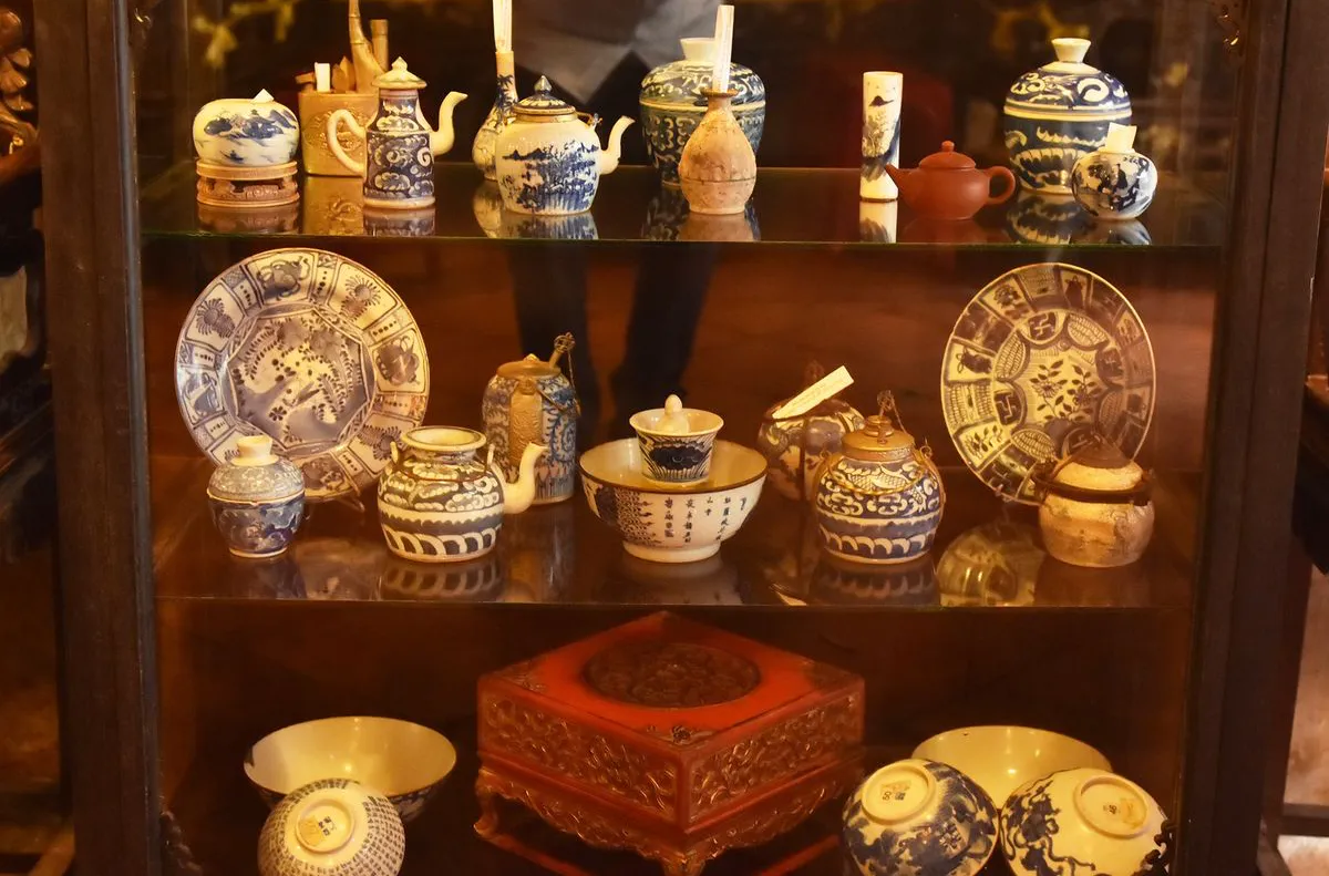 Artifacts preserved inside the house