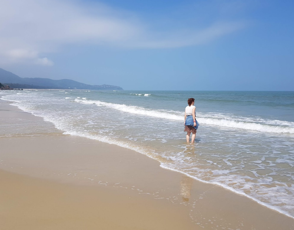 Relax on the White Sandy Beach