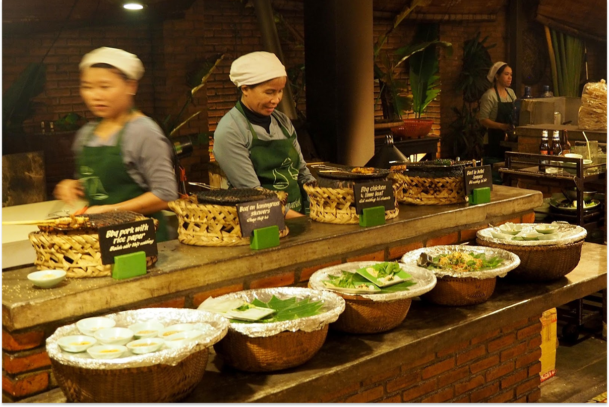 Vegetarian options in a Vietnamese cooking class in Hoi An