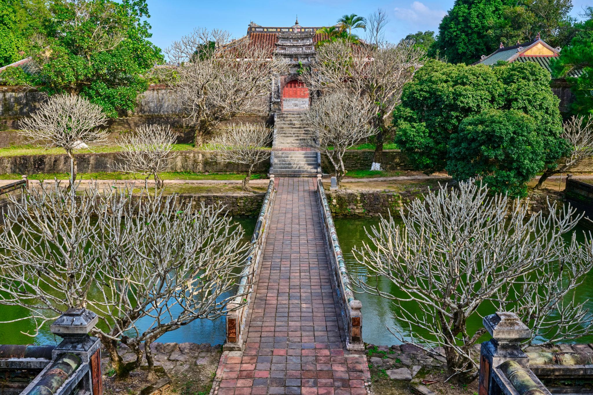 Minh Mang Tomb showcasing traditional Nguyen Dynasty architecture