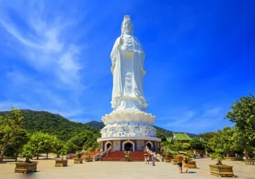 Half Day Ba Na Hills tour offers a visit to Linh Ung Pagoda, featuring breathtaking views and a serene atmosphere with its giant Buddha statue.