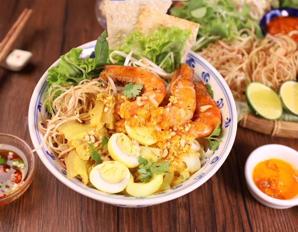 Shrimp and Pork Quang Noodle