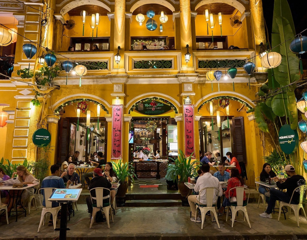 Morning Glory Original – One of the most famous restaurants in Hoi An Ancient Town.
